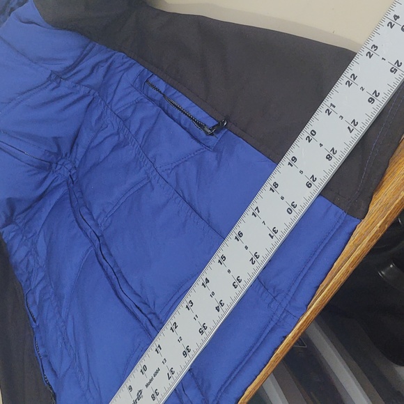 Guess Two Tone Winter Coat Blue/Black Med - Picture 12 of 16